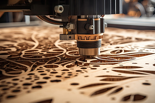 Plamirel hout graveren